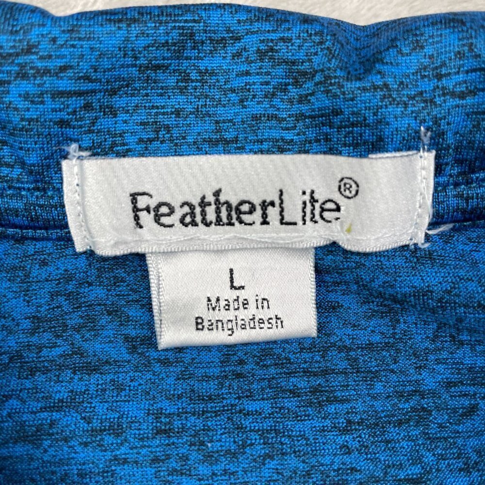 FeatherLite Active Wear Short Sleeve Polo Men's Size Large - Picture 4 of 8
